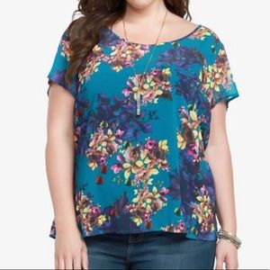 Spring Floral Open Back Top 🌷